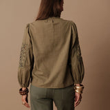 Blouse Adèle - Kaki