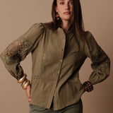 Blouse Adèle - Kaki