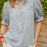 Blouse Louise - Bleu