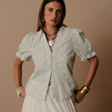 Blouse Nina - Bleu Ciel