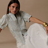 Blouse Nina - Bleu Ciel
