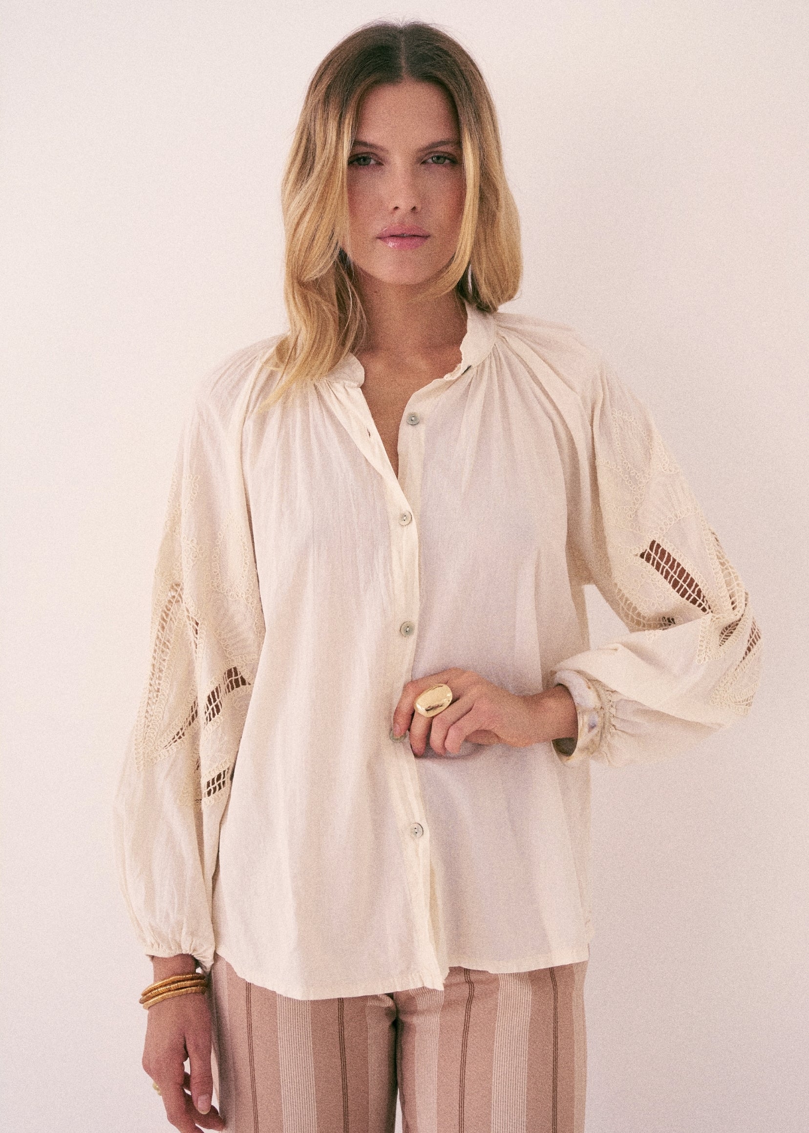 Blouse Victoria - Crème