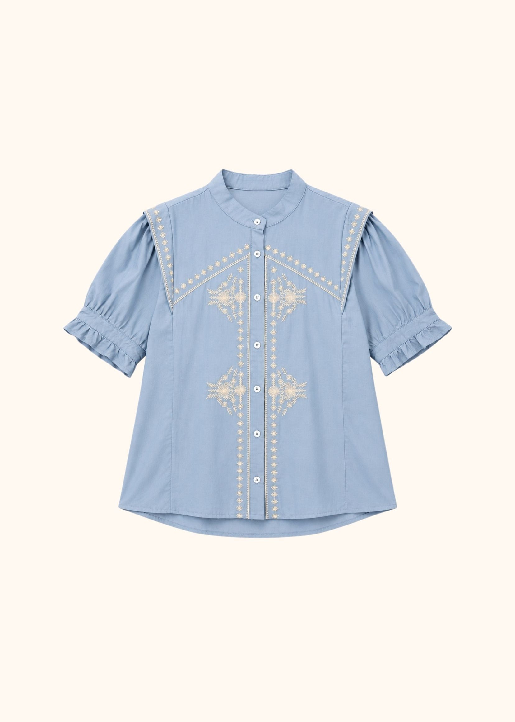 Blouse Vivianne - Bleu Ciel
