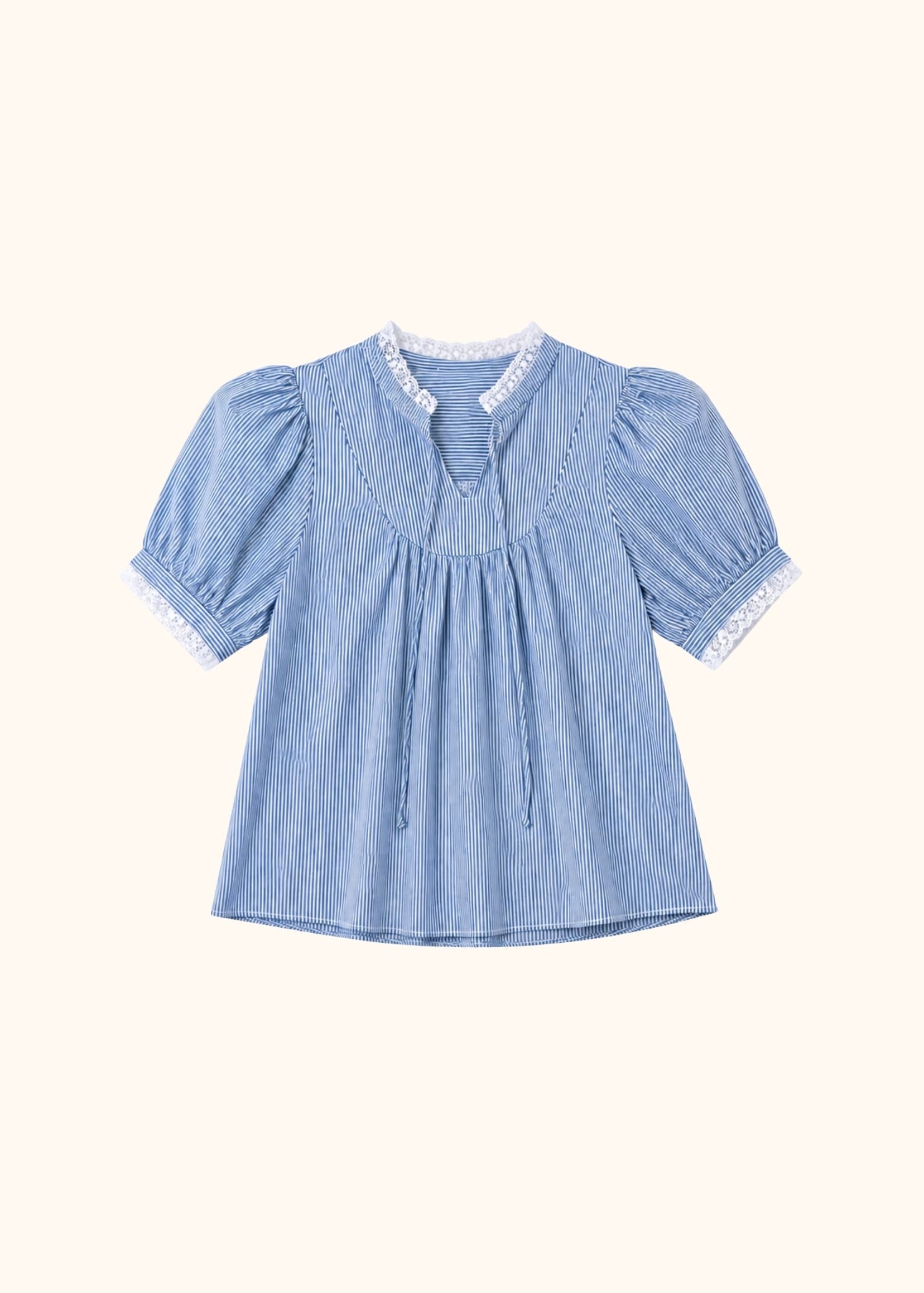 Blouse Louise - Bleu