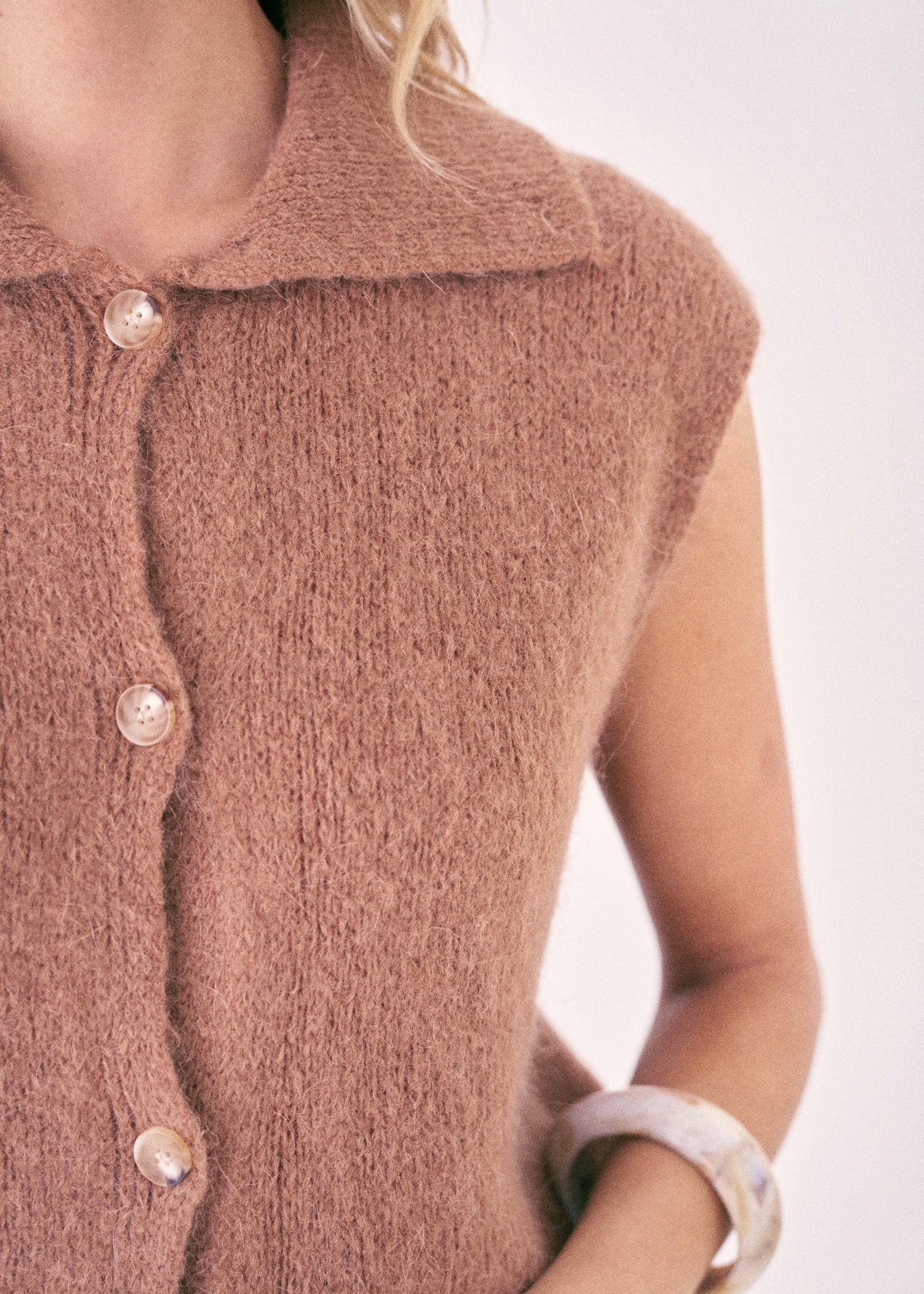 Gilet Dalia - Camel