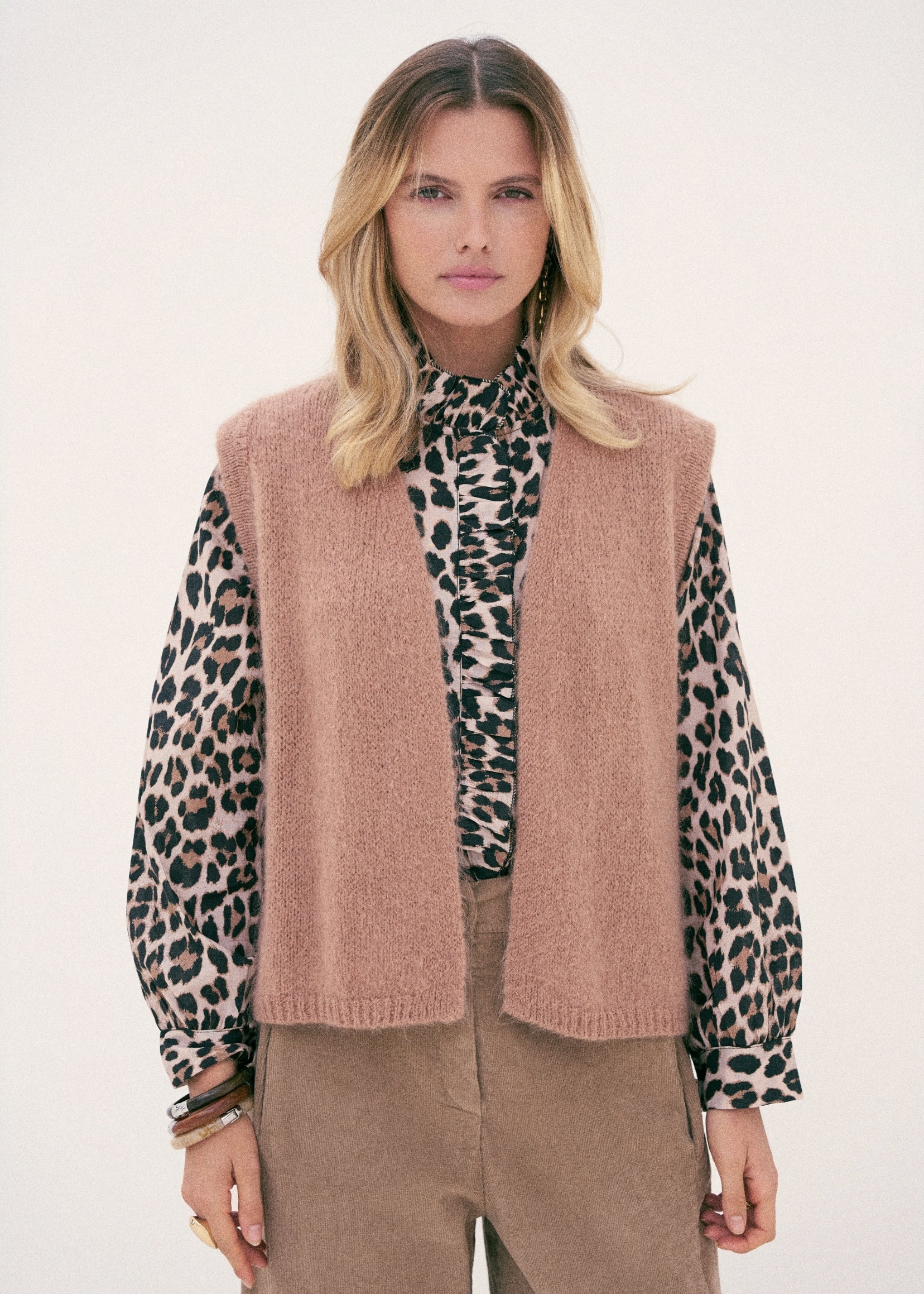 Gilet sans manches Lucia - Camel
