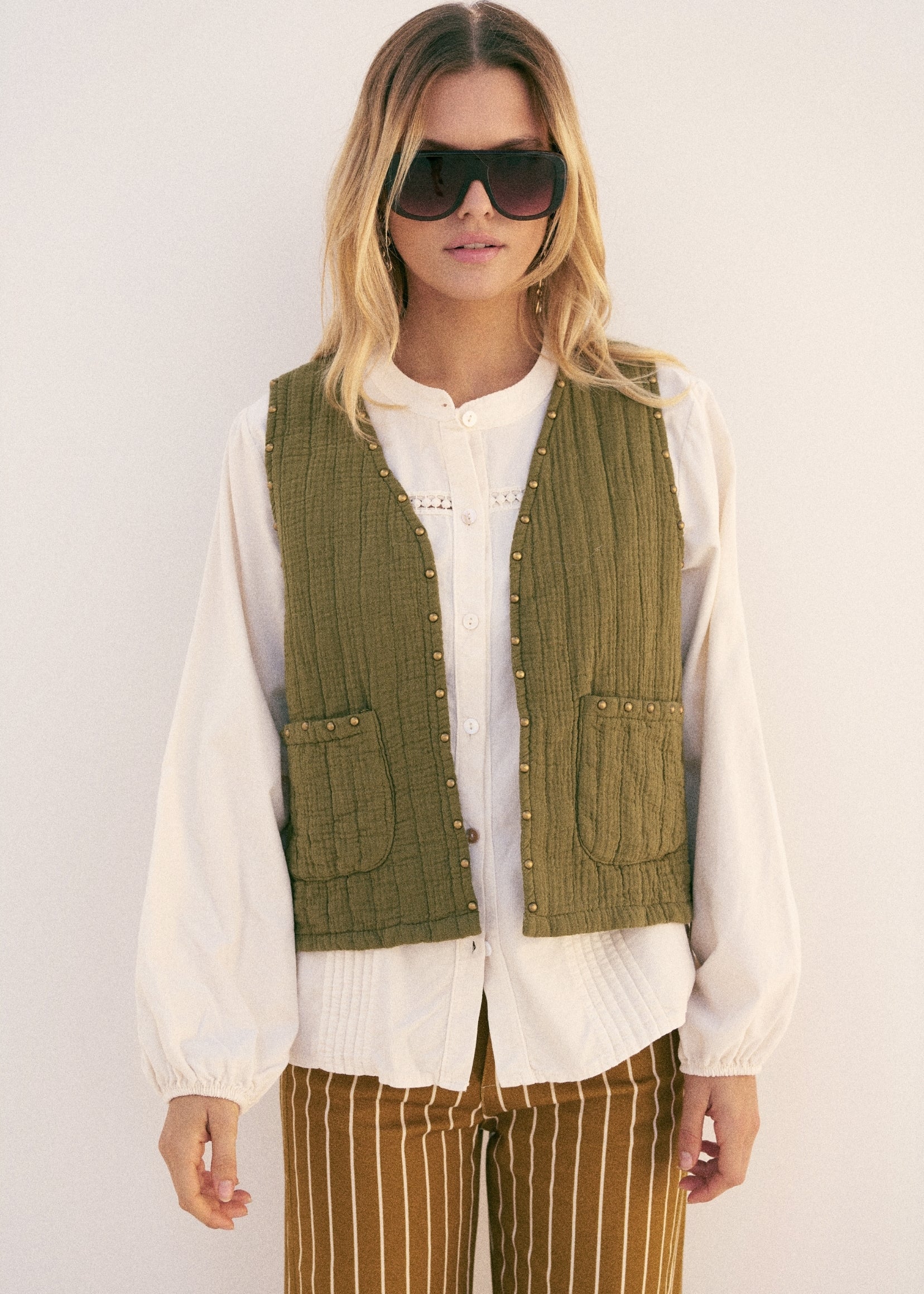 Gilet Sophie - Olive