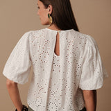 Top Mylène - Blanc