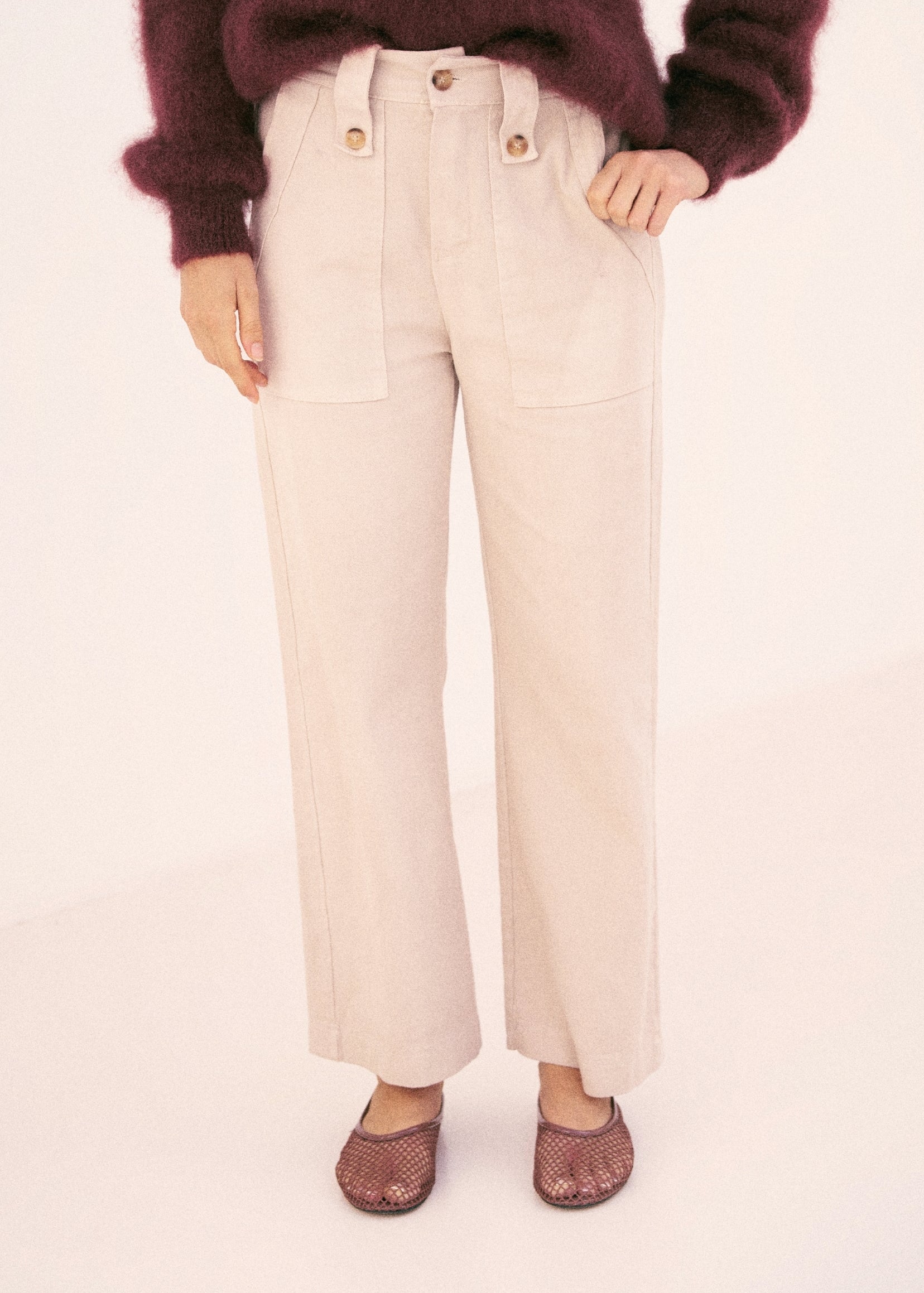 Pantalon Alexandra - Crème
