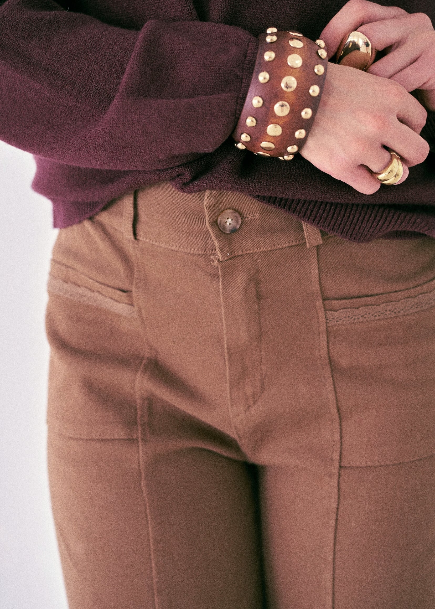Pantalon Canelle - Camel