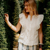 Blouse Jade - Blanche