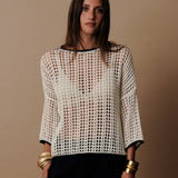 Pull Iris - Blanc