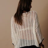 Pull Iris - Blanc
