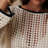 Pull Iris - Blanc