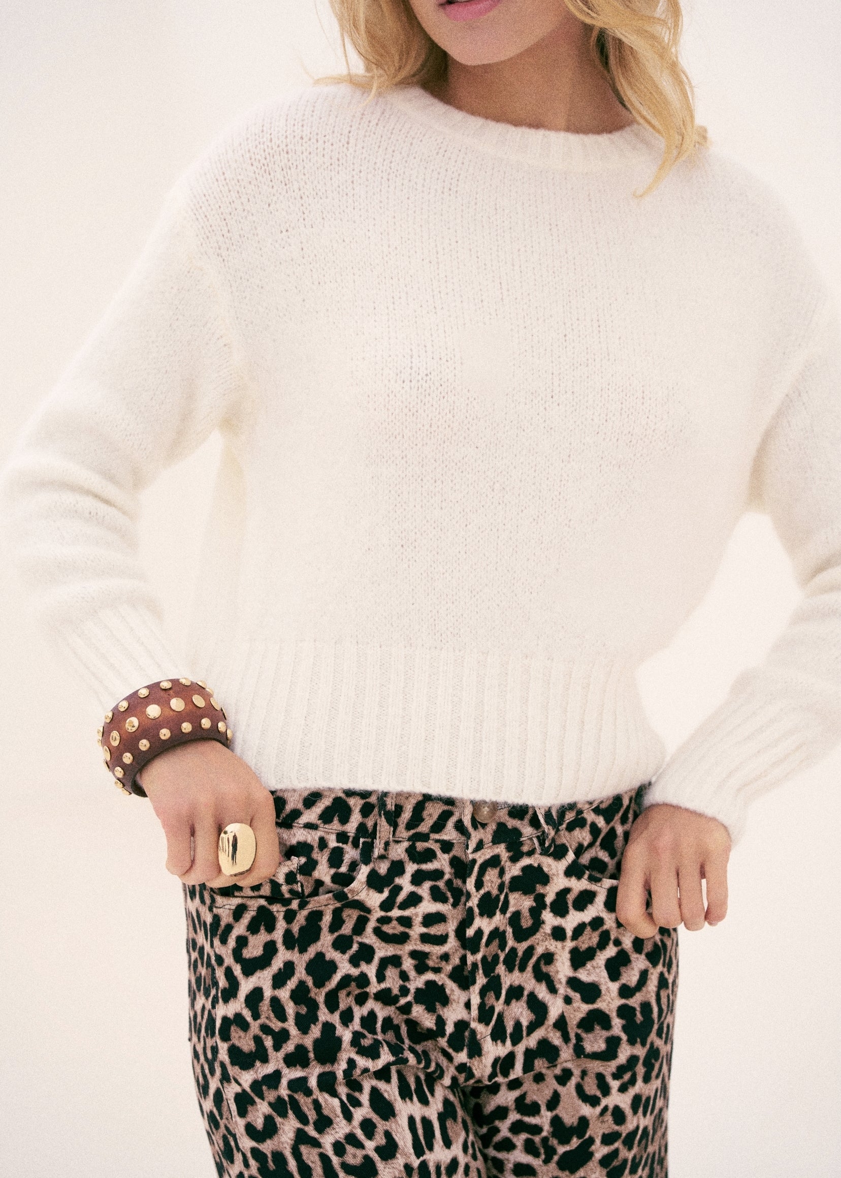 Pull Mohair Louisa - Crème