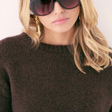 Pull Mohair Louisa - Marron