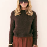 Pull Mohair Louisa - Marron
