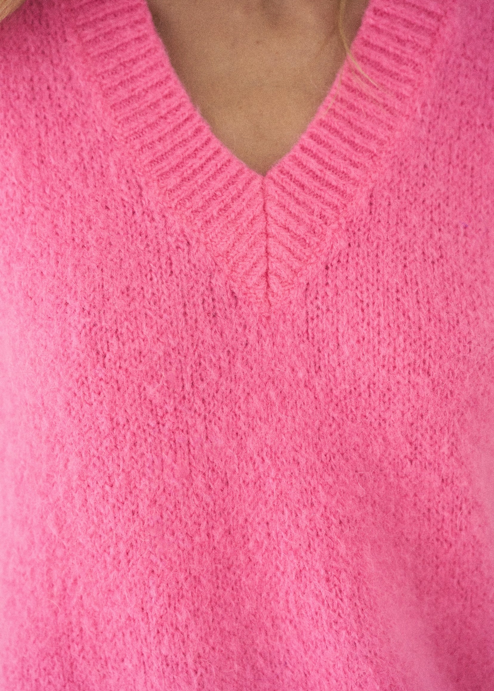 Pull Mohair sans manches Marie - Rose
