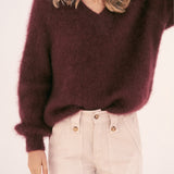 Pull mohair Blair - Marron