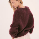 Pull mohair Blair - Marron