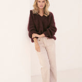 Pull mohair Blair - Marron