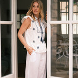 Top Marguerite - Blanc