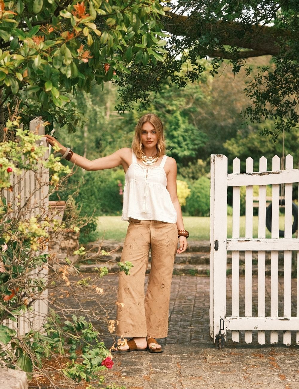 Pantalon Capucine - Camel