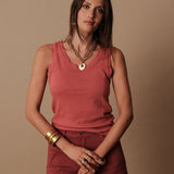 Top Chloé - Terra Cotta