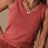 Top Chloé - Terra Cotta
