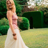 Jupe Marine - Beige