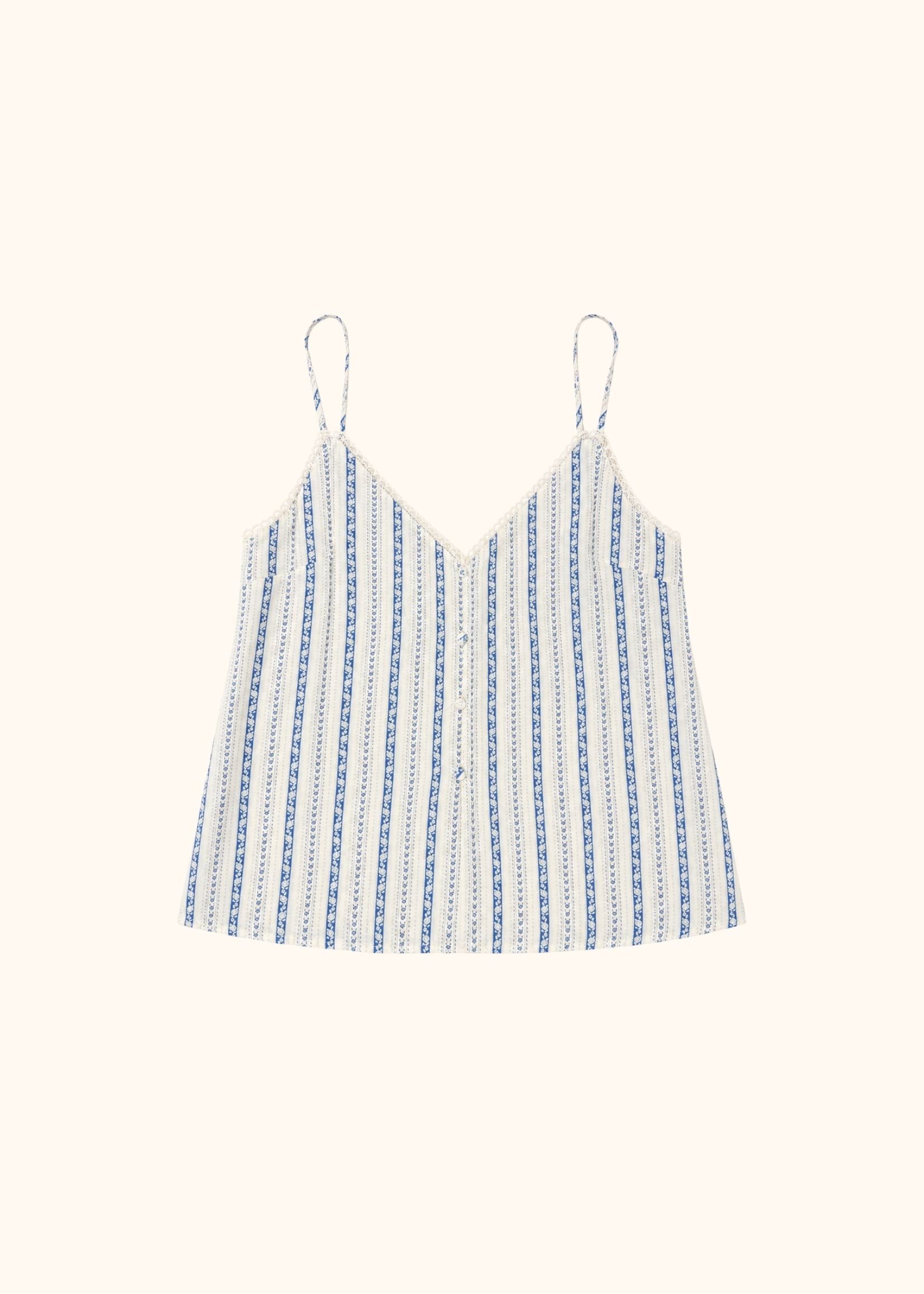 Top Agathe - Bleu Ciel