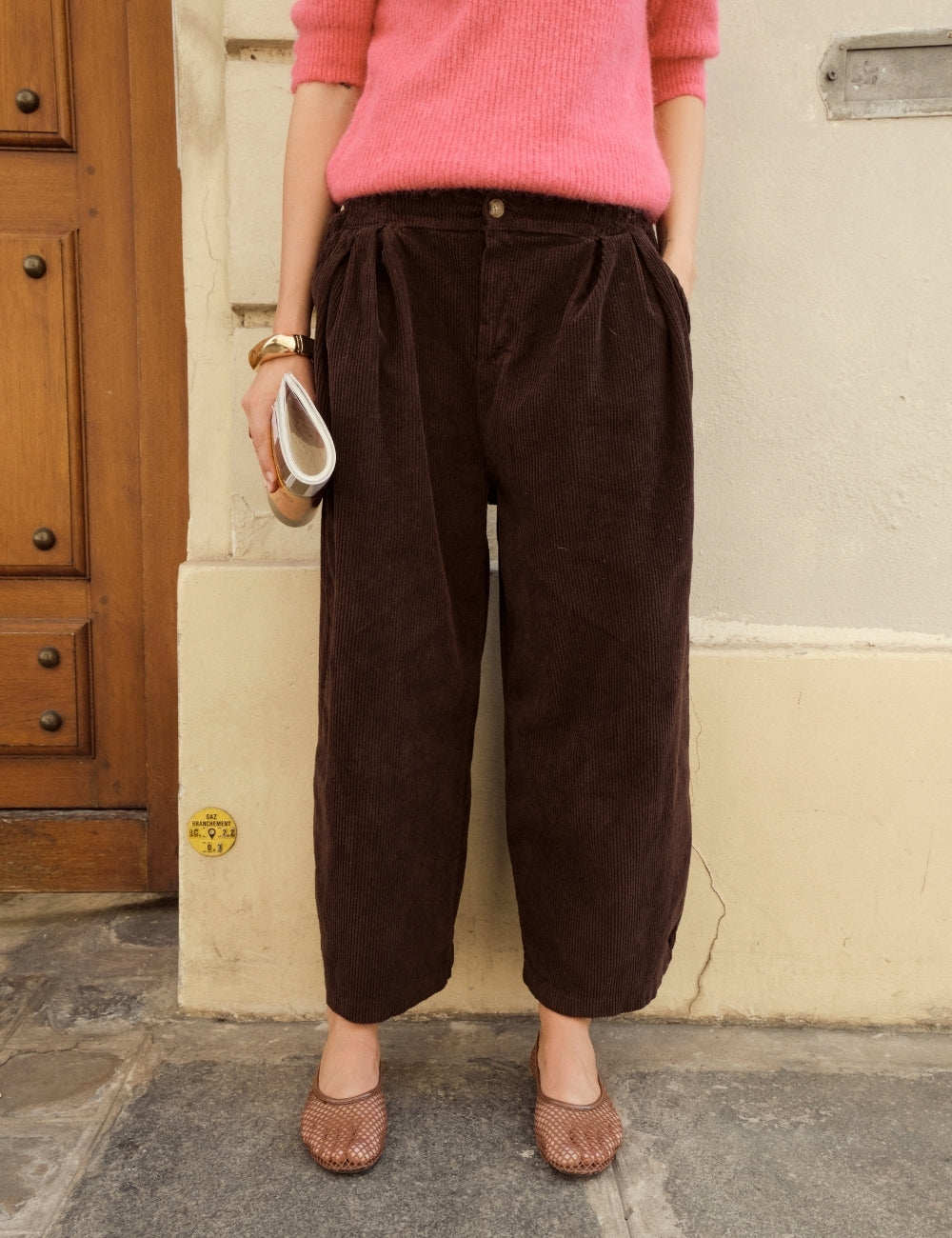 Pantalon en velours Octavie