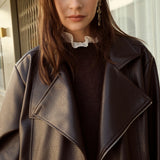 Veste effet cuir Eugénie