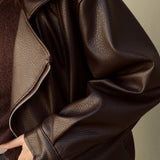 Veste effet cuir Eugénie