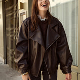 Veste effet cuir Eugénie